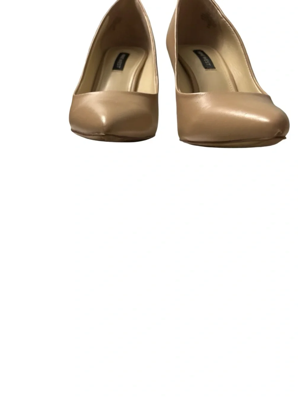Nine West Beige Pointed-Toe Pumps